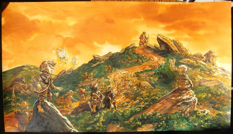 Elfes par Gwendal Lemercier - Illustration originale