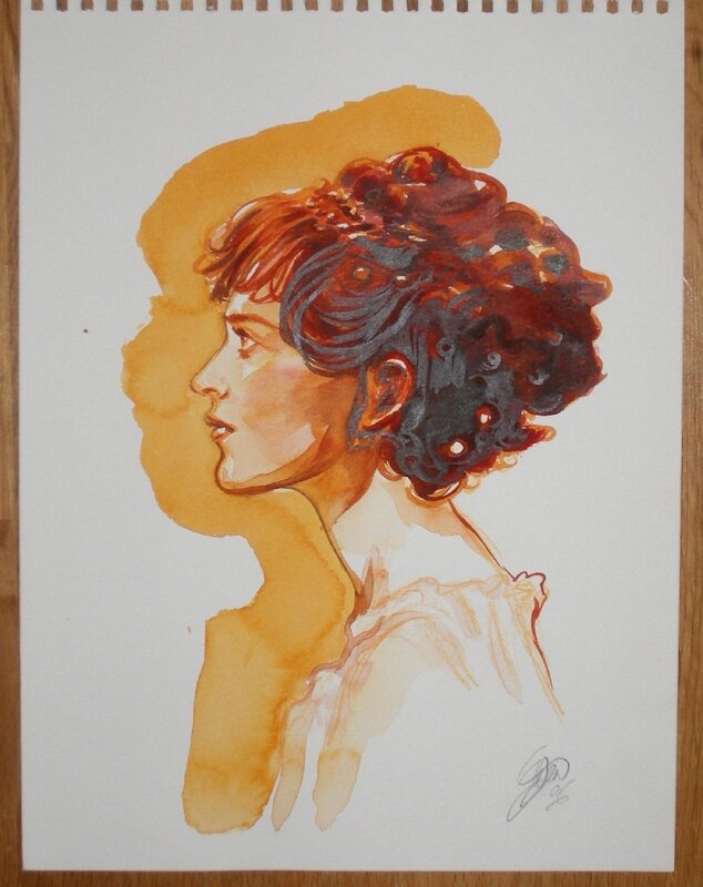 Femme par Gwendal Lemercier - Illustration originale