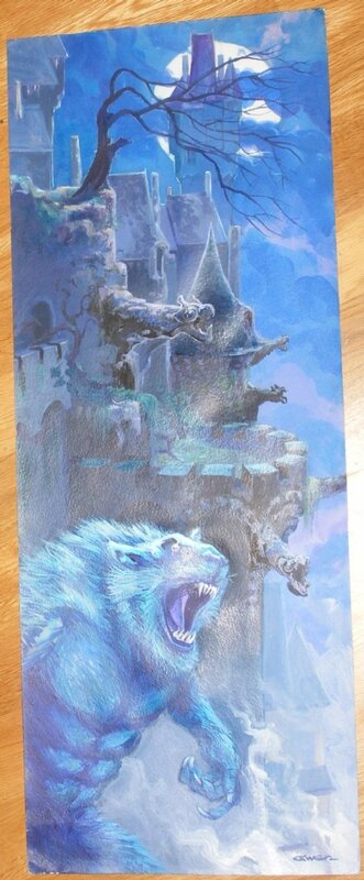 Loup garou by Gwendal Lemercier - Original Illustration