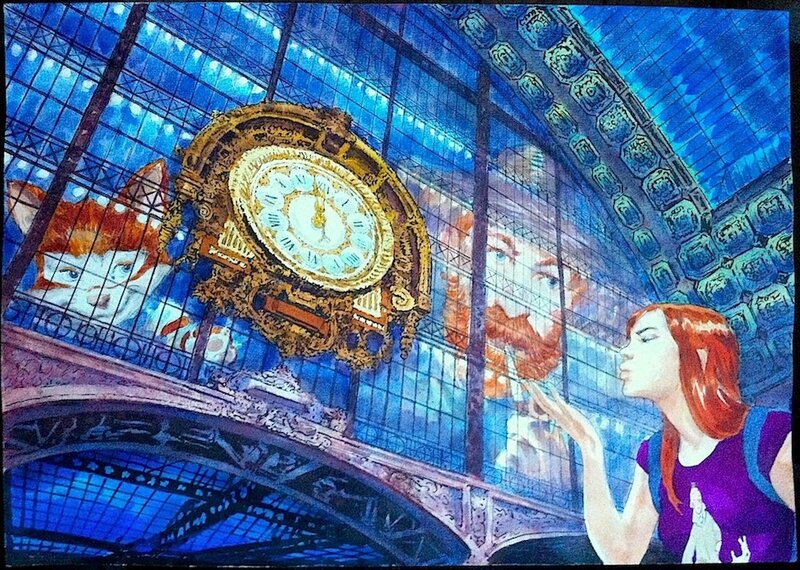 Musée d'Orsay par Smudja - Original Illustration