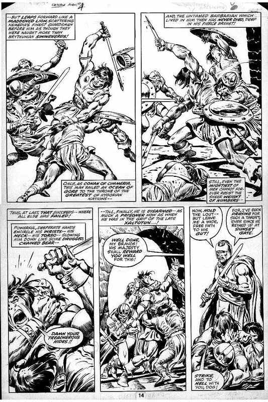 Buscema - Conan by John Buscema, Ernie Chan - Comic Strip