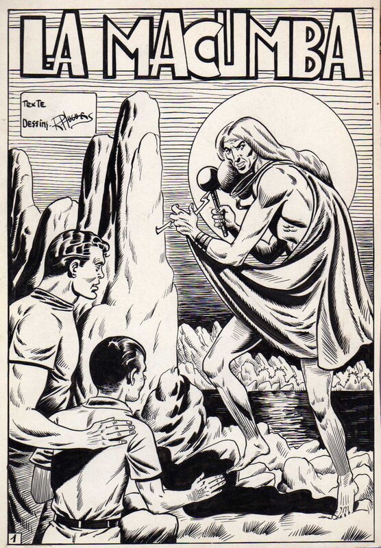 Robert Hugues, Mancini, Colber, Trébor, La Macumba, une aventure de Pilar Santos parue en 1964 dans Olympic n°3 (2ème série) édité par Artima - Comic Strip