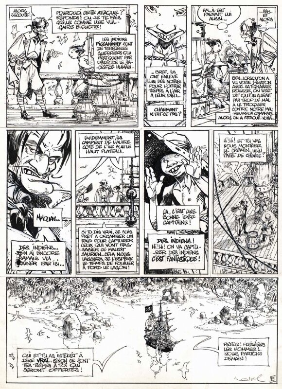 Loisel - Peter Pan - Planche originale