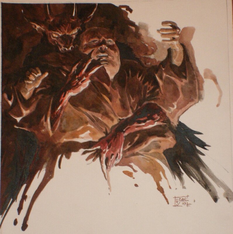 Diable par Guillaume Sorel - Illustration originale