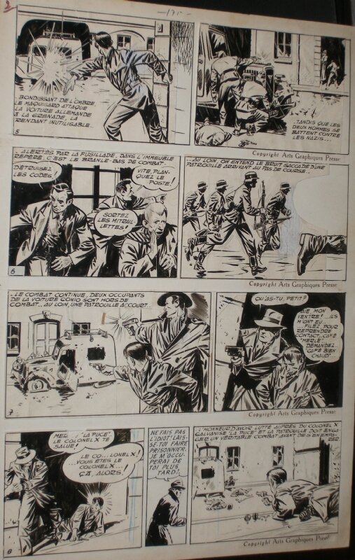 Poivet colonel X by Raymond Poïvet - Comic Strip