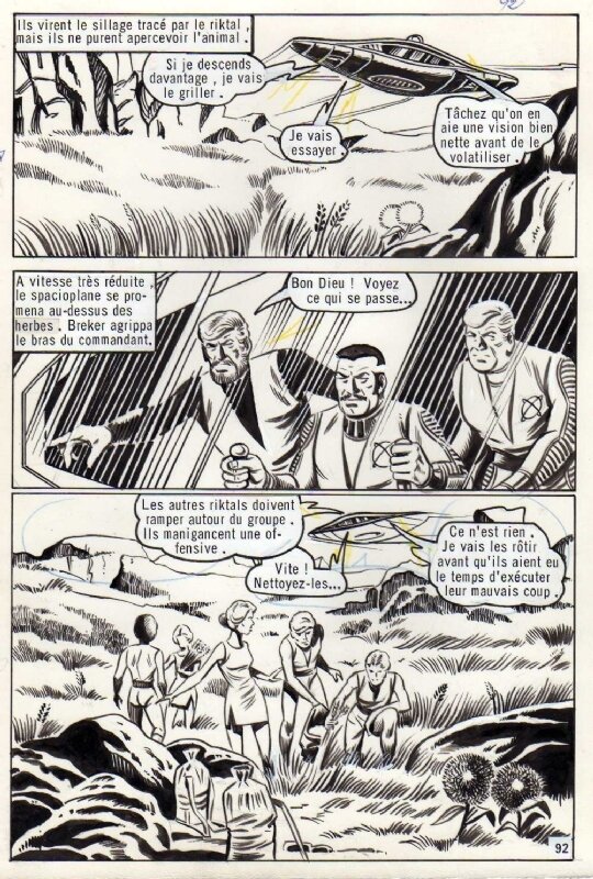 Juan José Ubeda Fuentes, Planche publiée dans le magazine Anticipation édité par Aredit. - Comic Strip