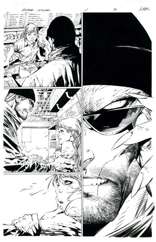 Hunterkiller par Marc Silvestri, Joe Weems - Planche originale