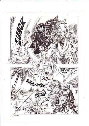 Alberto Del Mestre, La Shiava (l'esclave) - Comic Strip