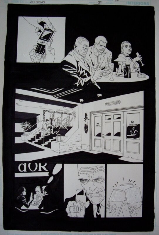 100 Bullets #89 p14 par Eduardo Risso - Planche originale