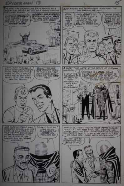 Ditko / Amazing Spiderman - Comic Strip