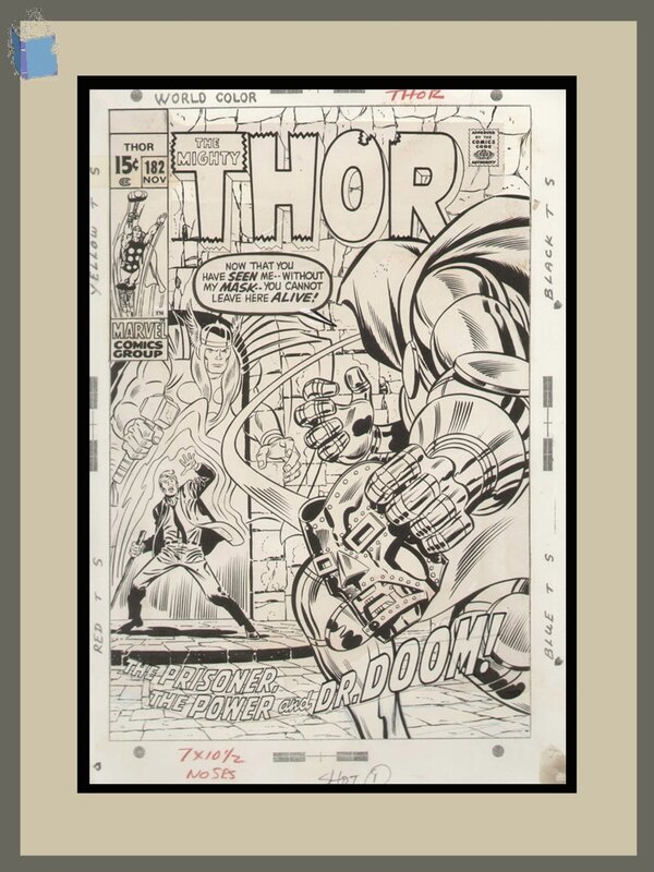 THOR by John Buscema - Original Cover