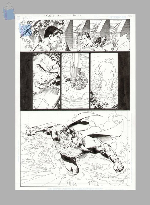 SUPERMAN by Jim Lee - Comic Strip