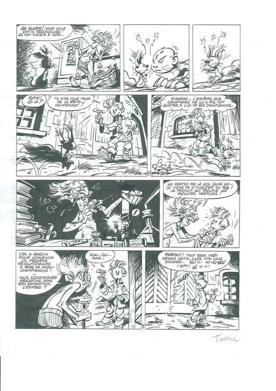 Fabrice Tarrin, Le Tombeau des Champignac Page 22 - Comic Strip