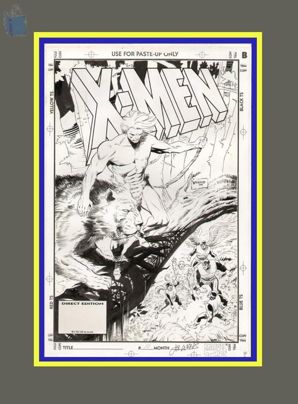 X-MEN par Lee Weeks - Couverture originale