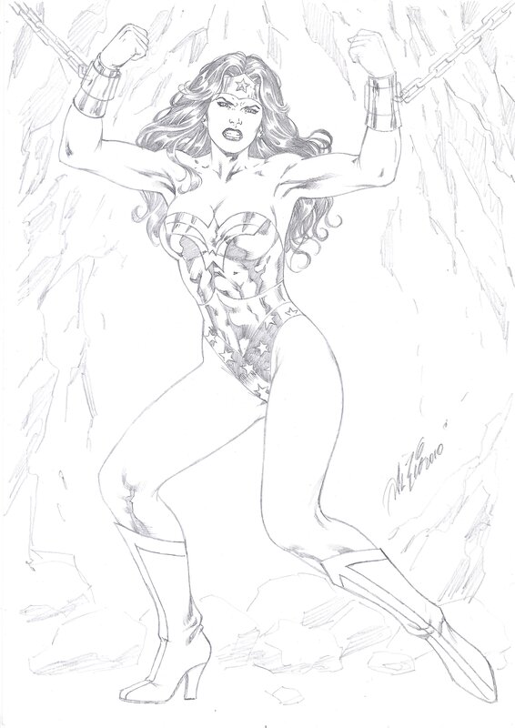 Wonder Woman par Al Rio - Original Illustration