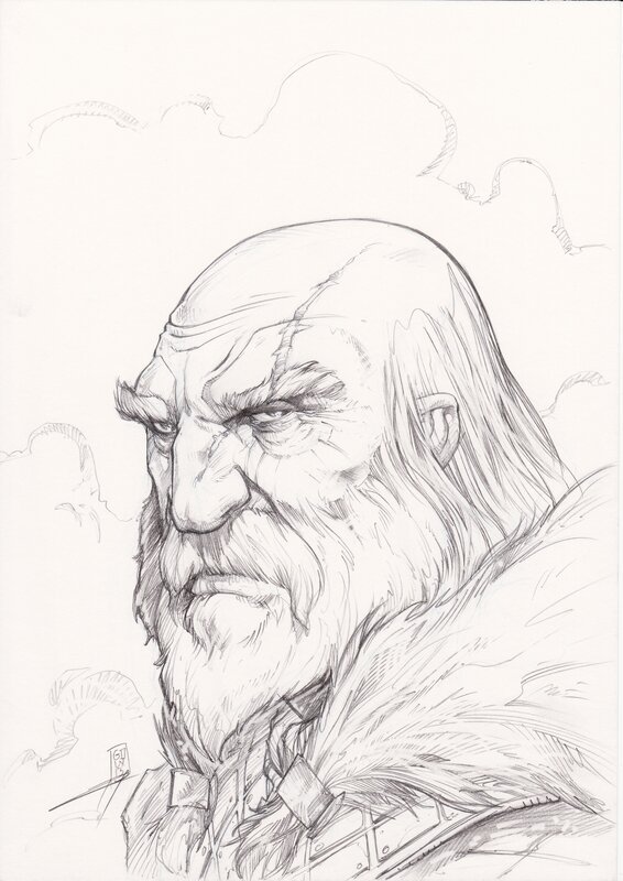 Mjöllnir by Pierre-Denis Goux - Original Illustration