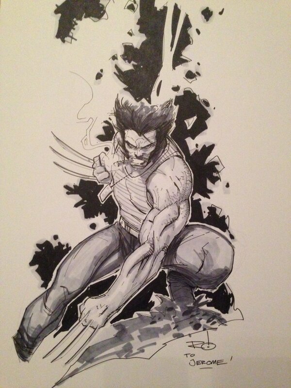 Wolverine par Romano Molenaar - Illustration originale