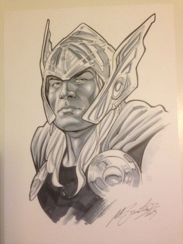 Thor by Marco Santucci - Original Illustration