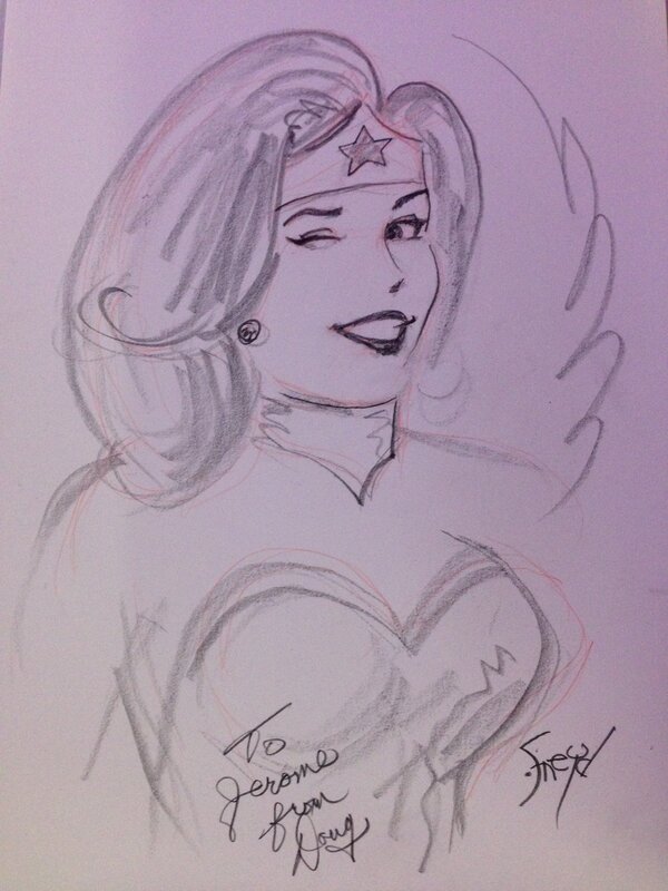 Wonder Woman by Doug Sneyd - Sketch