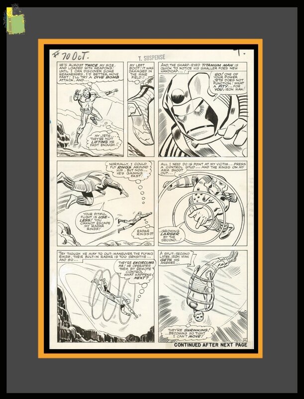 IRON-MAN par Don Heck - Planche originale