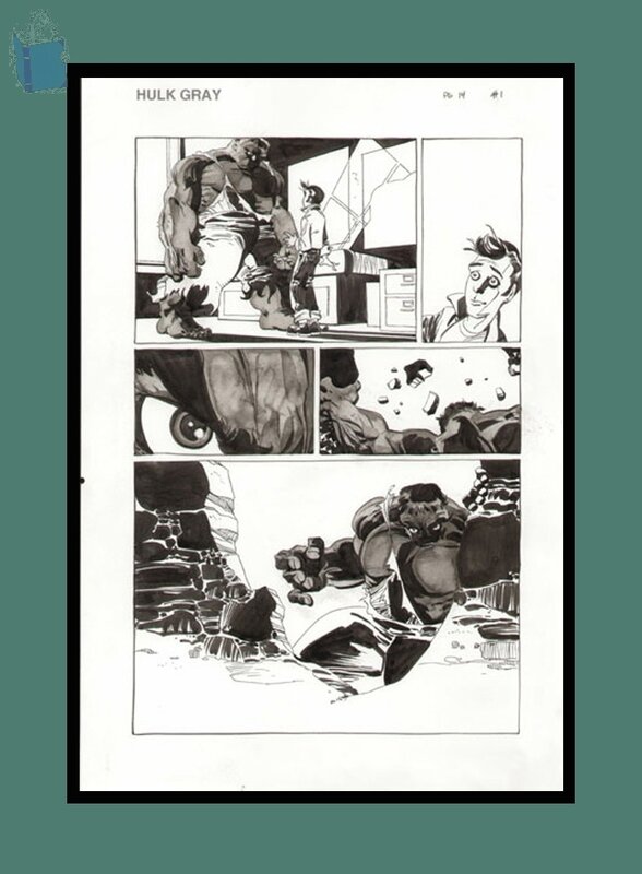 HULK par Tim Sale - Planche originale