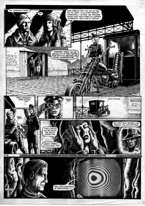 Bryan Talbot, Luther Arkwright #3, p2 - Comic Strip