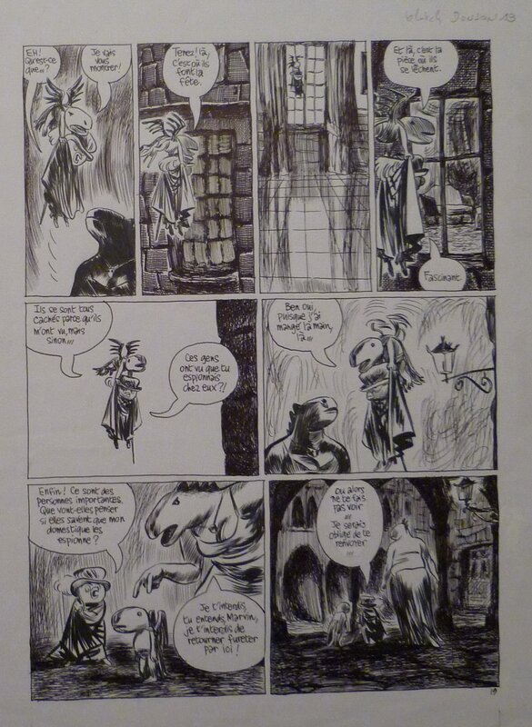 Blutch, Donjon Monsters 7 - Mon fils le tueur P19 - Planche originale