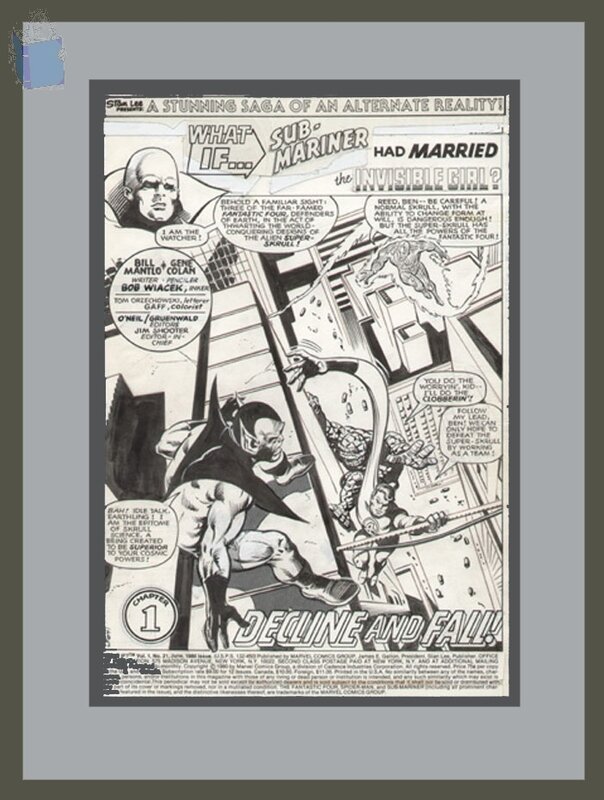 FANTASTIC FOUR par Gene Colan - Planche originale