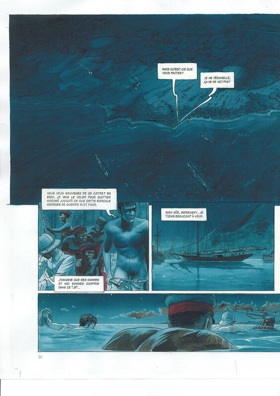 Christophe Dubois, La Balade de Magdalena Page 26 - Planche originale