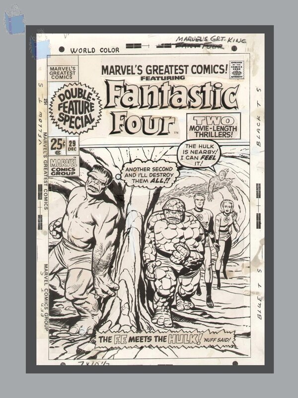 FANTASTIC FOUR par Jack Kirby - Planche originale