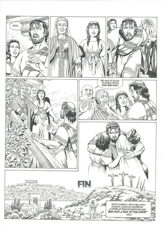 Jean-Yves Mitton, Benhur Page 46 4ième album - Comic Strip