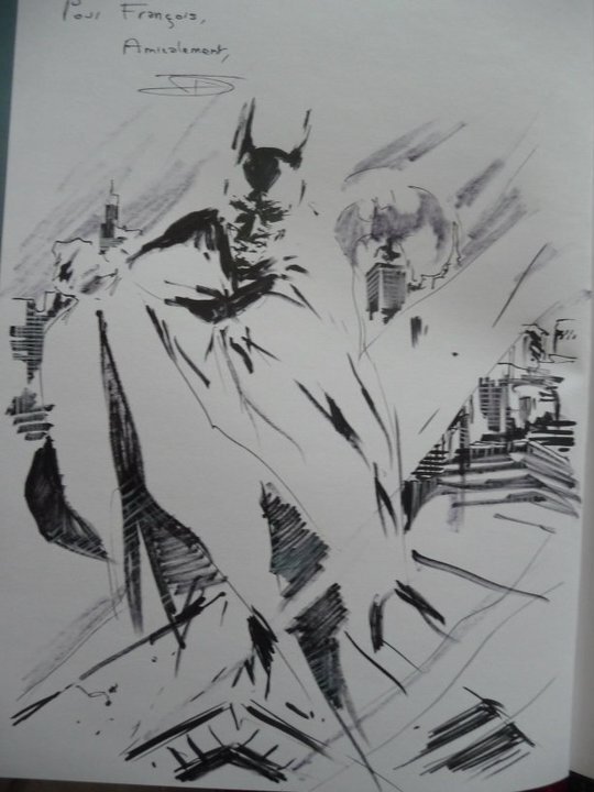 Jean-Jacques Dzialowski, Batman sur les toits de Gotham - Sketch