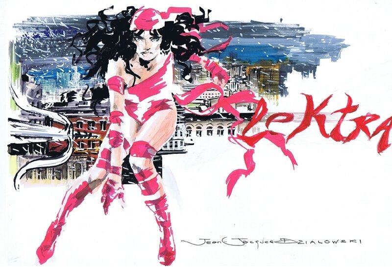 Elektra - Dzialowski - Illustration originale