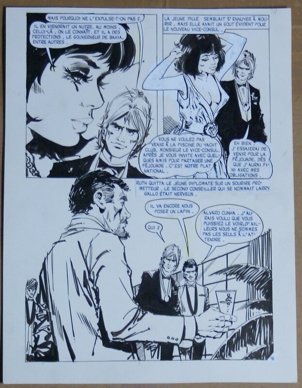 Jorge B. Gálvez, Samba pour SAS, planche 18 - Comic Strip