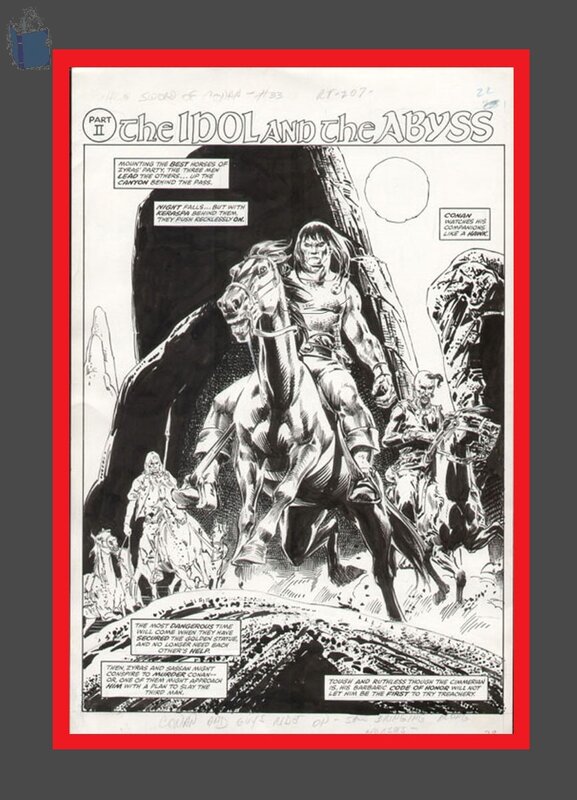 CONAN par John Buscema - Planche originale