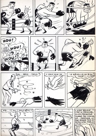 Freddy Risquetout by Hubert Fox - Comic Strip