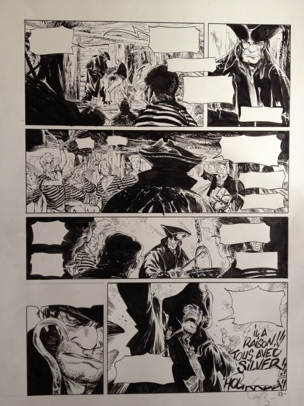 Long John Silver - Tome 2 - Lauffray - Planche originale