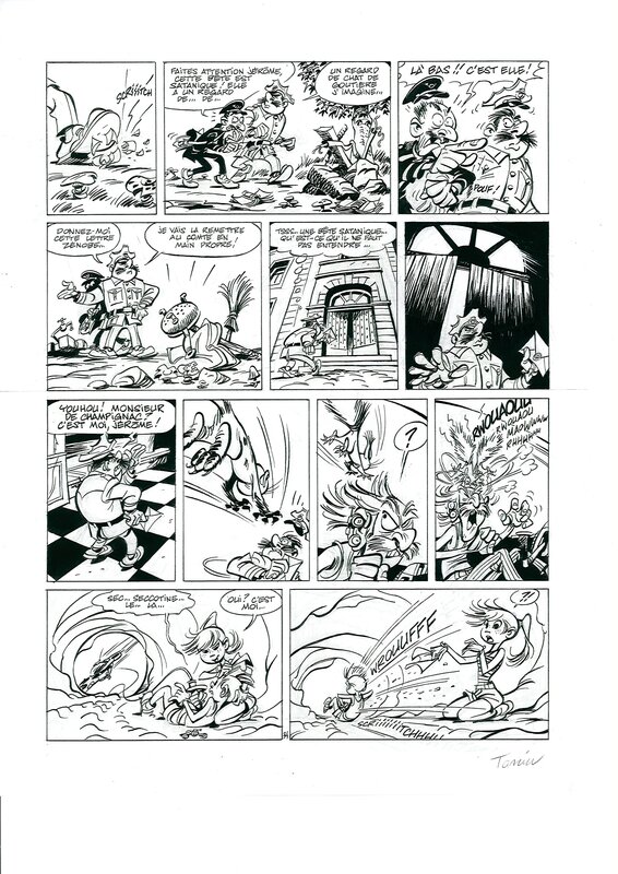 Fabrice Tarrin, Le Tombeau des Champignac Page 34 - Comic Strip