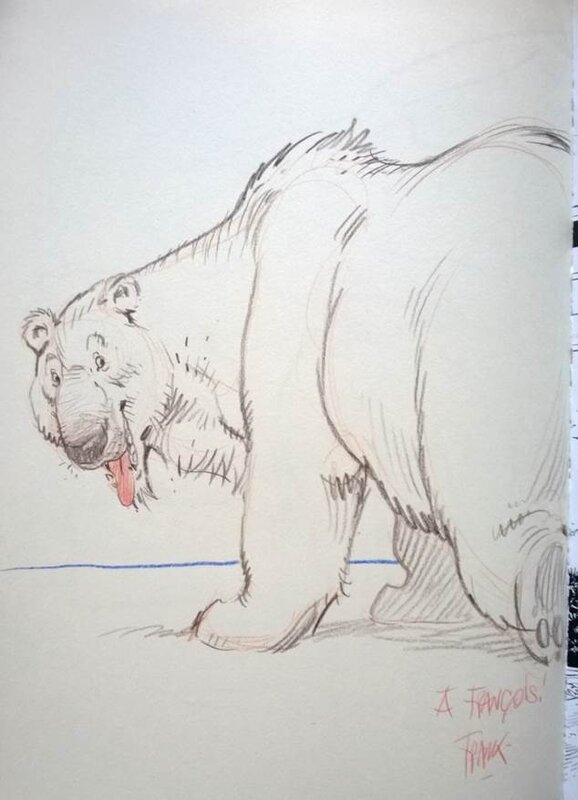 Ours polaire by Frank Pé - Sketch