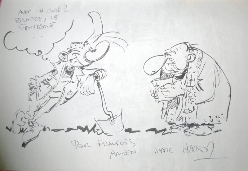 Pierre Tombal par Marc Hardy - Dédicace