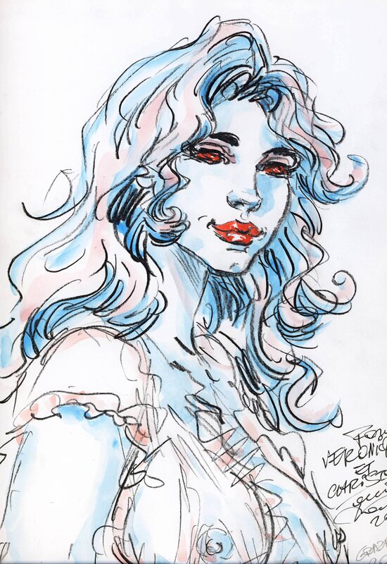 Halloween blues by Kas - Sketch