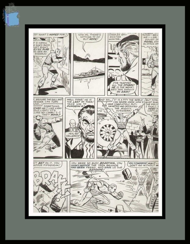 Captain AMERICA by Dick Ayers - Comic Strip