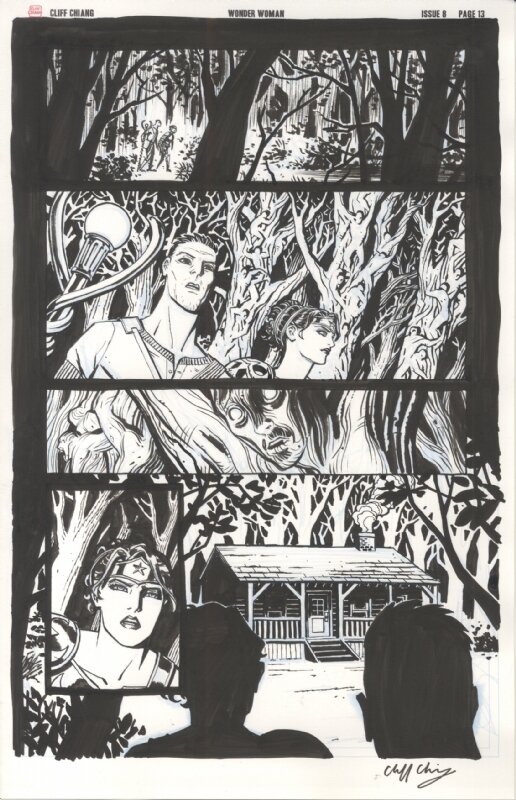 Cliff Chiang, Brian Azzarello, Wonder Woman New 52 #8 page 13 - Planche originale