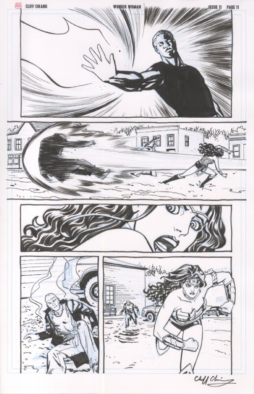 Cliff Chiang, Brian Azzarello, Wonder Woman vs Apollo New 52 - Comic Strip