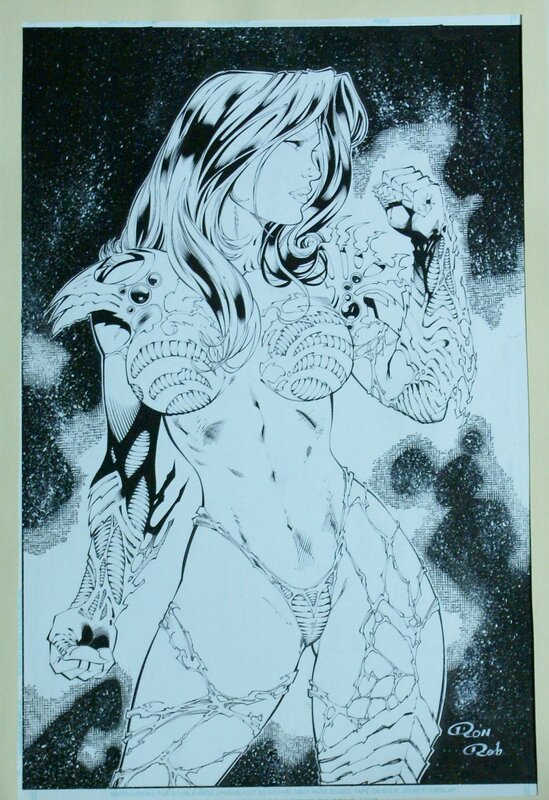 Witchblade par Ron Marz, Rob Levin - Illustration originale