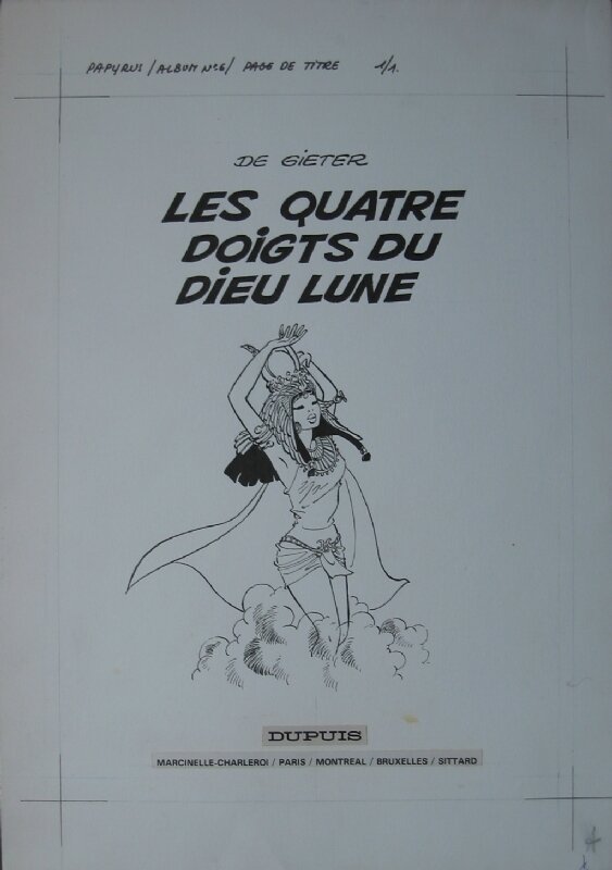 Papyrus Tome 6 - De Gieter - Illustration originale