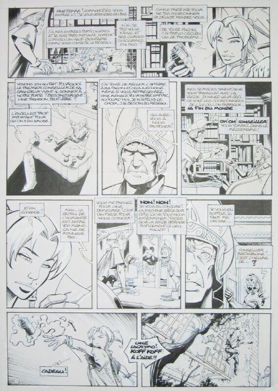 Slhoka Tome 2 p.23 - Floch - Planche originale
