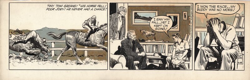 Frank Godwin, Planche du comic strip Rusty Riley - Planche originale