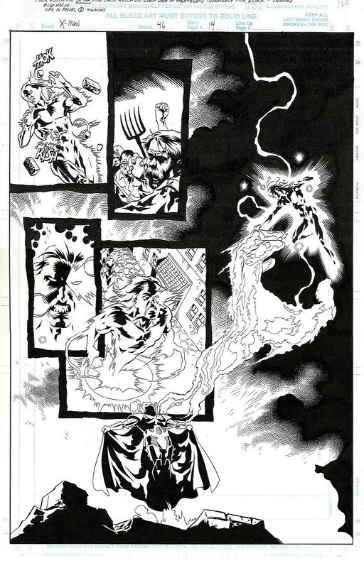 X-Man / Stryfe par J.H. Williams III, Mike Gray - Planche originale