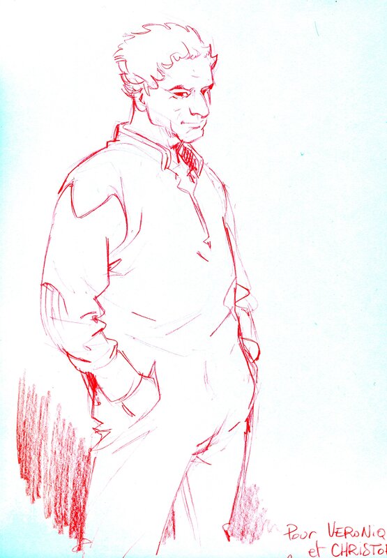 Amenophis IV by Étienne Le Roux - Sketch
